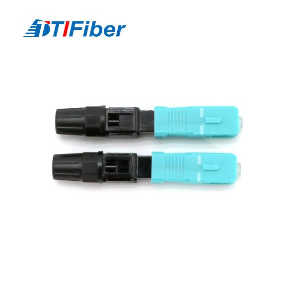 Buy FTTH Multimode SC OM3 OM4 Fiber Optic Fast Connector at wholesale prices