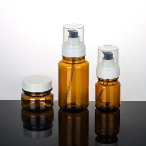 PET Plastic Cosmetic Jars With Lids Airtight Leakproof Refillable