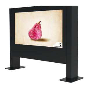 Transparent Outdoor LCD Digital Signage 60000 Hours Life Expectance