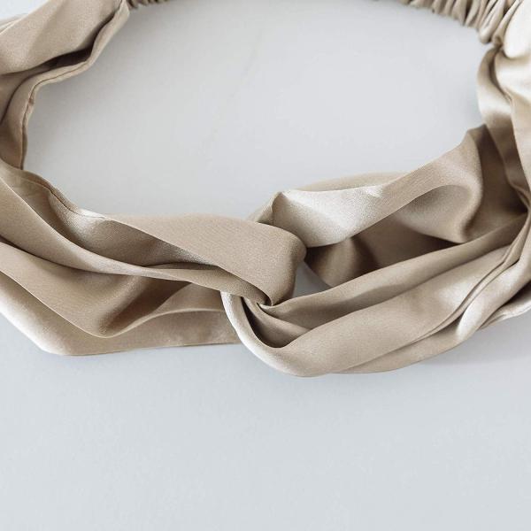 16 Momme Sleep 100% Mulberry Silk Headband Customized For Women