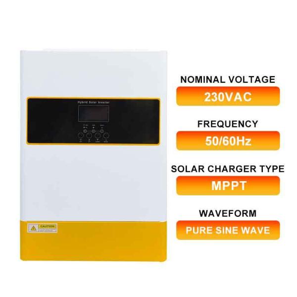 Buy 6.2KW Hybrid Solar Inverter 48V MPPT Pure Sine Wave at wholesale prices