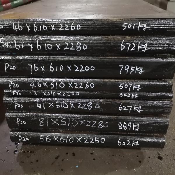 Buy Hot Rolled 1.2311 P20 Alloy Mould Steel Flat Bar Plate 155mm Width at wholesale prices