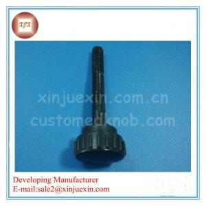 Quality Machine PA6 plastic steel rod round black 26mm knob for sale