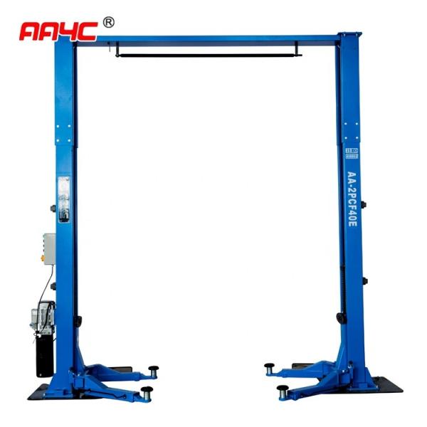 Buy 8818.49lbs 4.0T 2 Post Vehicle Lifting Equipment Base Plate Parking Clearfloor at wholesale prices