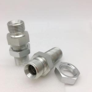 Bulkhead 60 Degree Seat Straight Pipe Thread Fittings