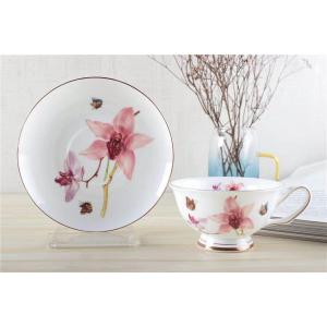 Kitchenware Smooth Gently 230ml bone china cup set with spoon