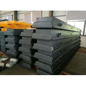 Length 6000mm Autoclave Side Plate for carrying wheel