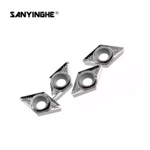 Carbide DCGT11T308 Aluminium Turning Inserts With R0.8 Tip