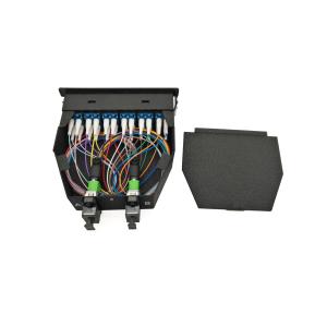 Plating MTP MPO Cassette With SM/MM Elite Insertion Loss For Fiber Management