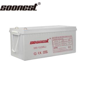 Batterie Gel Solaire 12V 200Ah 12V 200Ah 12V 250Ah Rechargeable Solar Gel