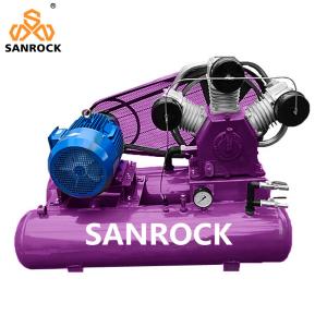 Piston Air Compressors Machine Belt Driven Air Compressor With Tank Industrial