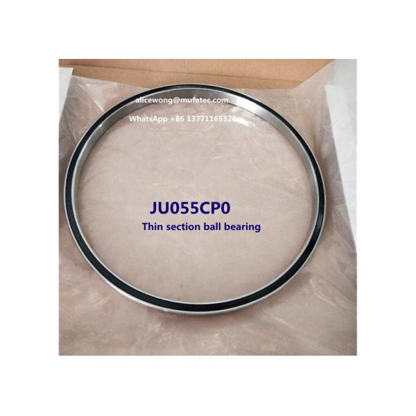 JU055CP0 JU055 excavator bearing thin section angular contact ball bearing 5.5x6.25x0.5''