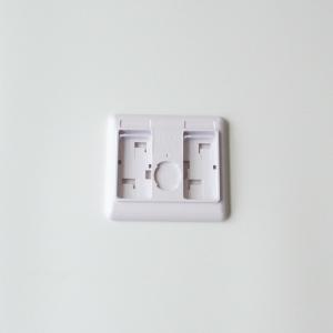 White ABS High Precision Plastic Injection Molding Parts Plastic Electronic