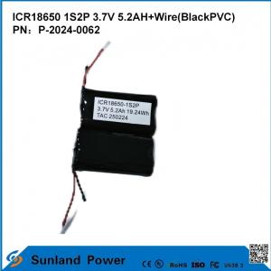 ICR18650-1S2P Battery For High Energy Density Safety In Various Fields Power