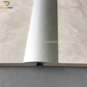 Anodized Matt Silver Floor Transition Strip Same Height 40.5mm Width