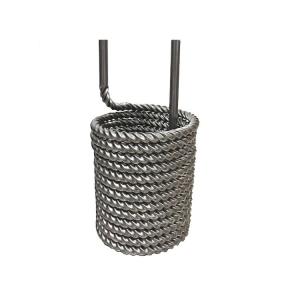 Quality Lightweight Twisted Titanium Tube Coil , Durable Titanium Heat Exchanger Coil for sale
