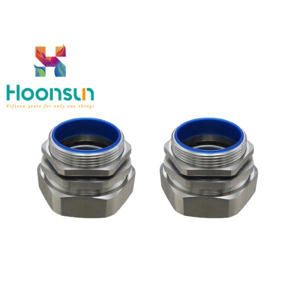 Buy Straight Type Stainless Steel Metal Hose Fittings Union For Metal Corrugated Pipe at wholesale prices
