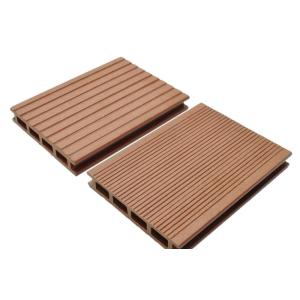 China Solid Hollow WPC Composite Decking Skidproof Plastic Floors on sale
