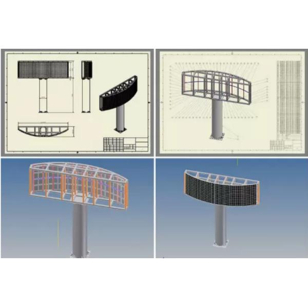 High Brightness outdoor Full color waterproof P10 outdoor RGB right triangle led display cabinet video wall with CE CB