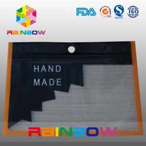 Mylar k Bag Plastic Pouches Packaging With Transparent Window For Goods