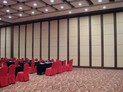 Mobile Partition Wall , Commercial Sliding Doors For Exhibition Hall