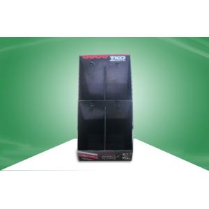 Black Custom Cardboard Countertop Displays Fulfillment With Gloves Before