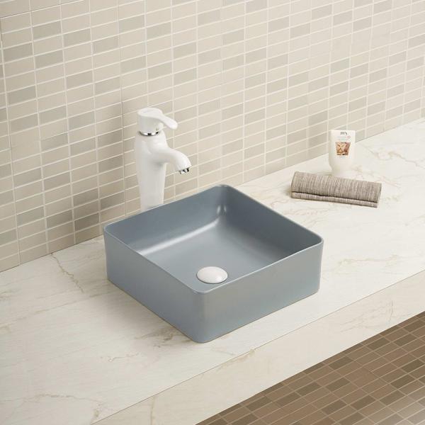 Reusable Counter Top Bathroom Sink Square Type Not Deformed Wash Basin