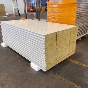Quality Cleanroom Sandwich Panels Rock Wooll 50mm 75mm 100mm for sale