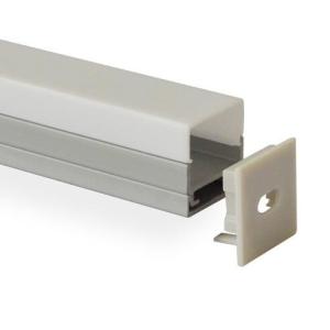 Anodized Finished LED Aluminum Profile For Shop / Kitchen / Home , OEM ODM