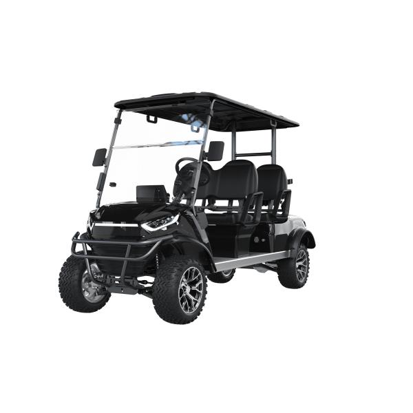 205/50-10 Tire Size 4 Seaters Lifted Electric Golf Cart for Golf Course and Yard