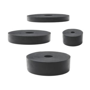 Quality Round Abrasion Resistance Rubber Feet Pads for Furniture / Equipment for sale