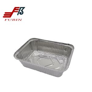 Disposable 450ml Aluminium Foil Container With Lid 1lbs