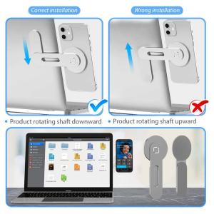 Slim Portable Magsafe Phone Mount Foldable Laptop Holder RoHS Approved
