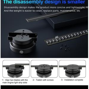 3D Hologram Fan with High Contrast Ratio 1.692MM and Input Voltage 100-240W/AC