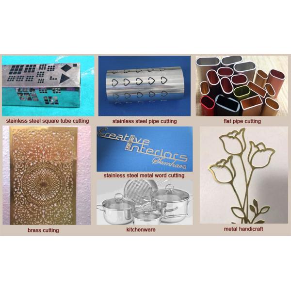 1300x1300mm Processing CNC Fiber Laser Cutter 0.03 Precision For Glass