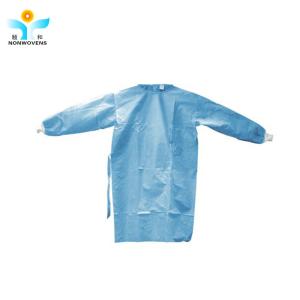 Quality SPP Or SMS Material Disposable Isolation Gown With Different Weight for sale
