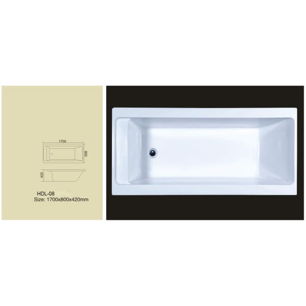 Acrylic bathtub, simple bathtub, common bathtub,sanitary ware, bathroom bath tub