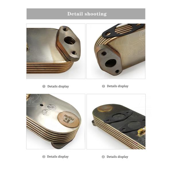 1-21723039-0 Engine Oil Cooler For Isuzu 6SA1 6SD1-6P-65 Hitachi Excavator EX300-2