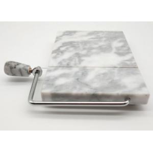 Anti Slip Round Feet 20x13cm 5" Marble Cheese Slicer