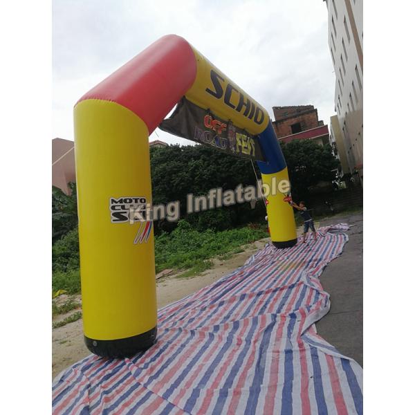 10m*5m Mix Color Large PVC Custom Inflatable Arch / Inflatable Advertising