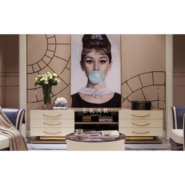 Modern Showcase High End Italian Design Wood Tv Stand