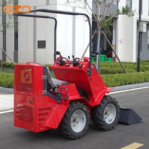 Compact Mini Loader 4x4 Diesel 4WD Electric Loader