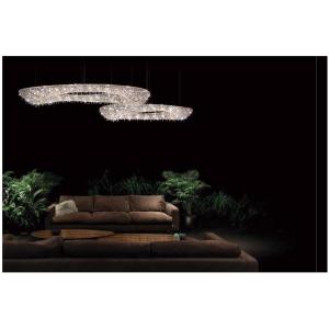 LED Bulb Custom Creative Crystal Lobby Chandelier With Switch Control