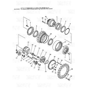 Bolt On Hydraulic Swing Motor / Travel Motor Drive for Excavator OEMs