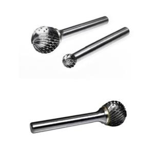Polished Carbide Ball Burr Bits Wear Resistance For Shipbuilding