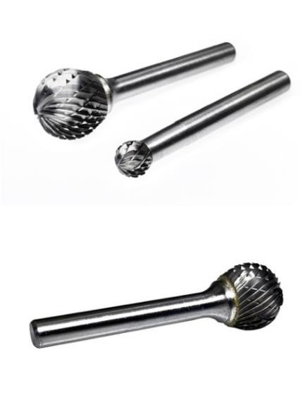 Buy Polished Carbide Ball Burr Bits Wear Resistance For Shipbuilding at wholesale prices