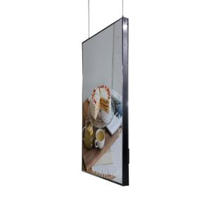 Quality 49&quot; Double Sided Lcd Screen Wall Hanging Ips for sale