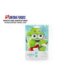 Quality Sugar Free Compressed Xylitol Sour Fruit Candy / Watermelon Flavored Candy for sale