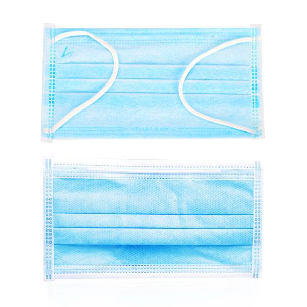 Buy High Filtering Rate Disposable Blue Mask , Face Mask With Elastic Ear Loop at wholesale prices