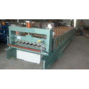 Quality Industrial Steel Roof Tile Roll Forming Machine With Automatic SAJ Inverter for sale